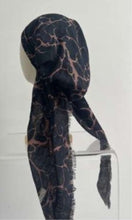 Load image into Gallery viewer, Atifa Black And Brown Pretied Headscarves