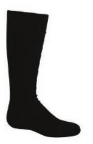 Zubii Two-Way Stripe Texture Girls Knee Sock