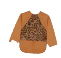 Fit Rite Leopard Smock With Sleeves