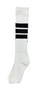 Memoi Girls Triple Stripe Knee Socks MKF 7164