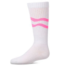 Load image into Gallery viewer, Memoi Girls Double Wave Knee Sock - COZY HOSE