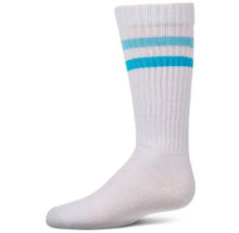 Load image into Gallery viewer, Memoi Girls Double Stripe Knee Socks - COZY HOSE