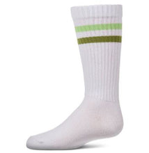 Load image into Gallery viewer, Memoi Girls Double Stripe Knee Socks - COZY HOSE
