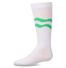 Load image into Gallery viewer, Memoi Girls Double Wave Knee Sock - COZY HOSE