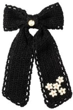 Load image into Gallery viewer, Cherie Embroidered Crochet Medium Bow Clip-CP6757/25