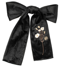 Load image into Gallery viewer, Cherie Embroidered Velvet Bow Clip-CP 6755/25