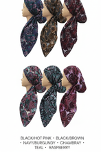 Load image into Gallery viewer, All 6 headscarves white background same order