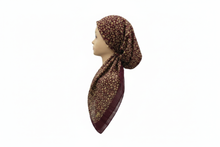 Load image into Gallery viewer, Burgundy Floral Pretied