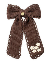 Load image into Gallery viewer, Cherie Embroidered Crochet Medium Bow Clip-CP6757/25