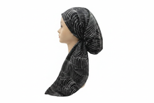 Load image into Gallery viewer, Black headscarf