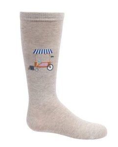 Zubii Girls Ice Cream Stand Knee Sock