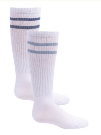 Zubii Girls 2-Pack Striped Knee Sock