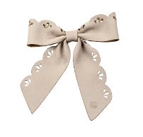 Cherie  Leather Cut Out Bow Clip CP-6627