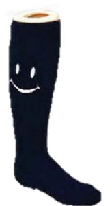 Memoi Smiley Embossed Girls Knee Socks