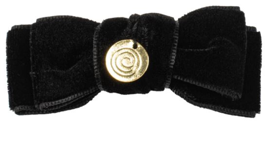 Cherie Velvet Bow Small Clip