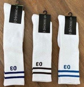 Mod and Tone Striped Knee Sock-1334