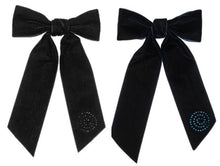 Load image into Gallery viewer, Cherie Velvet Studded Large Bow Clip-CP6756/25