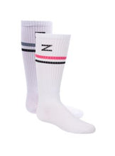 Load image into Gallery viewer, Zubii Girls Z Two Tone Striped Knee Sock