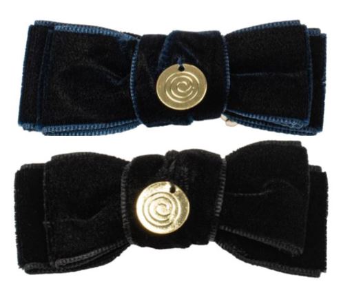 Cherie Velvet Bow Small Clip