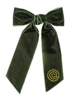 Load image into Gallery viewer, Cherie Velvet Studded Large Bow Clip-CP6756/25