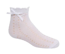 Load image into Gallery viewer, Zubii Textured Dot With Bow Anklet
