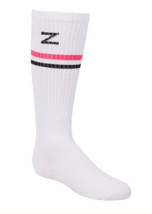 Zubii Girls Z Two Tone Striped Knee Sock