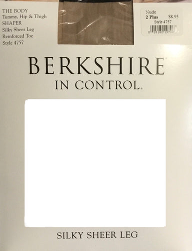 Berkshire Tummy Hip & Thigh Shaper Silky Sheer Leg 4757 - COZY HOSE