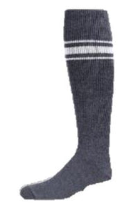 Memoi Girls Marled Ribbed Stripe Knee Sock