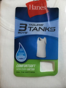 Hanes Boys Tanks-A Shirt 2,3,5 and 6 Pack - COZY HOSE