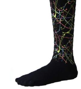Blinq Abstract Paint Knee High-612