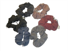 Load image into Gallery viewer, Rikas Collection Striped Scrunchie RC49931