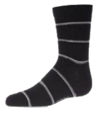 Memoi Spacedye Stripe Boys Crew Socks MK-159