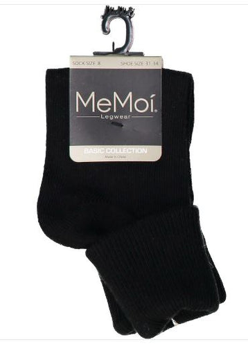 Memoi Triple Roll Basic Sock -MK-5058