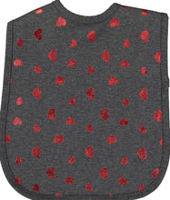 Load image into Gallery viewer, ArGail Foil Hearts Bib - COZY HOSE