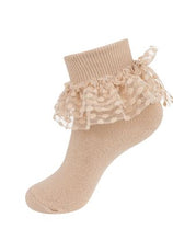 Load image into Gallery viewer, JRP Girls Dot Lace Anklet - COZY HOSE