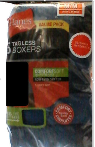 Hanes Men Boxers Knit Loose 5PK Slightly Imperfect