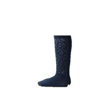 Load image into Gallery viewer, Blinq Glitter Leopard Print Knee Sock - COZY HOSE