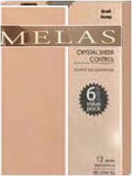 Melas Crystal Sheer Control Pantyhose 6-Pack  AS 6096 - COZY HOSE