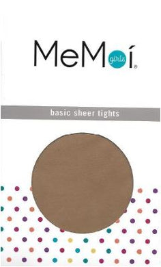 Memoi Kids Basic Sheer Tights  MK-303 - COZY HOSE
