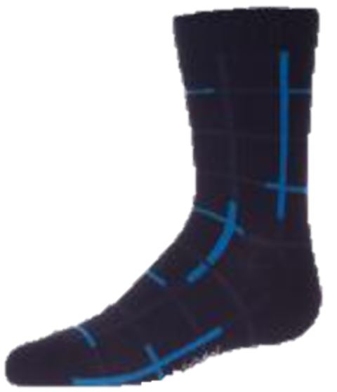 Memoi Window Pane Boys Crew Socks MK 161