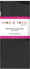 Load image into Gallery viewer, Mod &amp; Tone Mircrofiber Opaque Tights With Spandex 2 Pack-672 - COZY HOSE