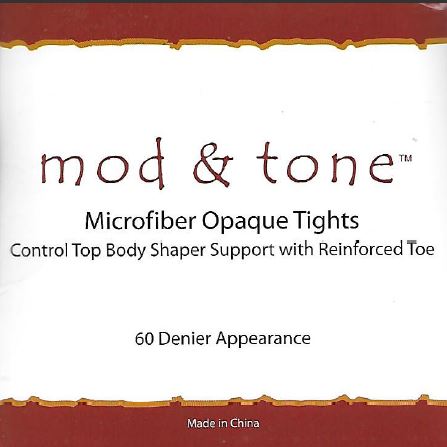 Mod & Tone Microfiber 60 Denier Tights-6020 - COZY HOSE