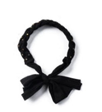 Load image into Gallery viewer, Cherie Suede Ribbed/Multi Crystals Headband - COZY HOSE