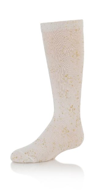 Zubii Metallic Splash Knee Sock-451 - COZY HOSE